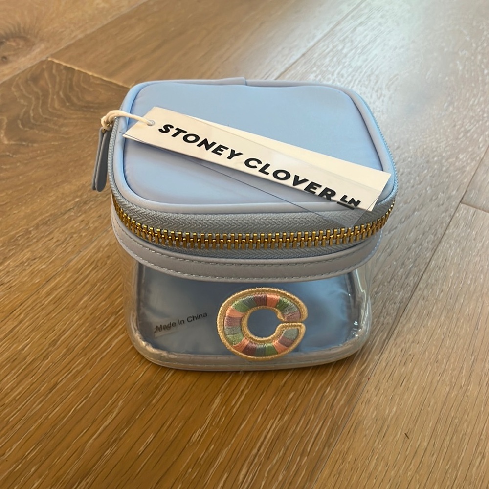 NWT stoney clover lane mini open top pouch